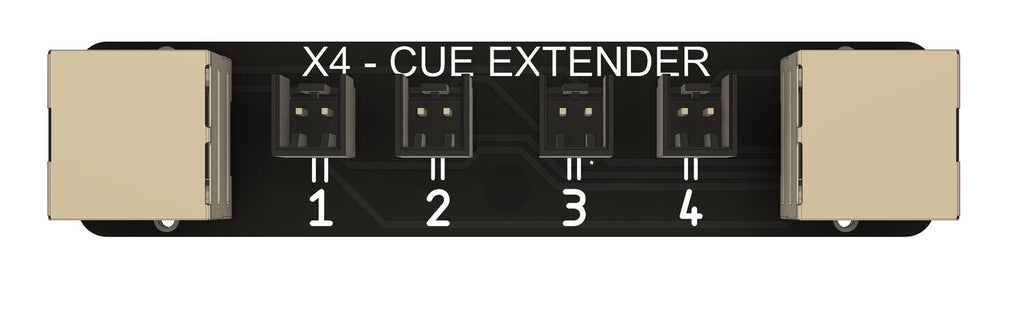 RX4 CUE EXTENDER 4-WAY For SpeedRail T3