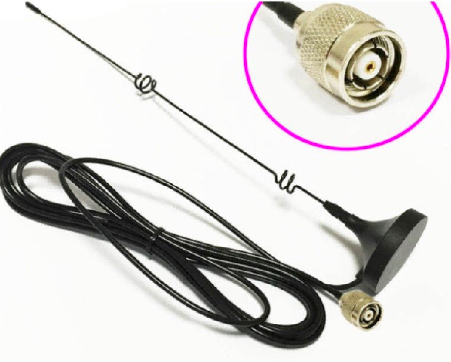 ANTENNA OMNI 915MHZ 12dBi & MAGNETIC BASE WITH 2M-LEAD TO RP-TNC-MLE-PLUG